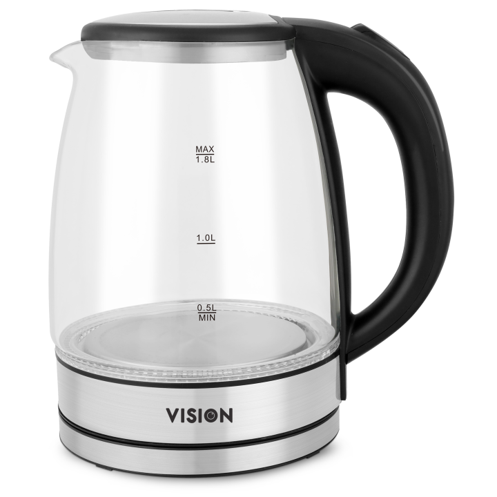 Vision 1.8 Liter E.Kettle VIS-EK-016 (Glass) with Free Delivery