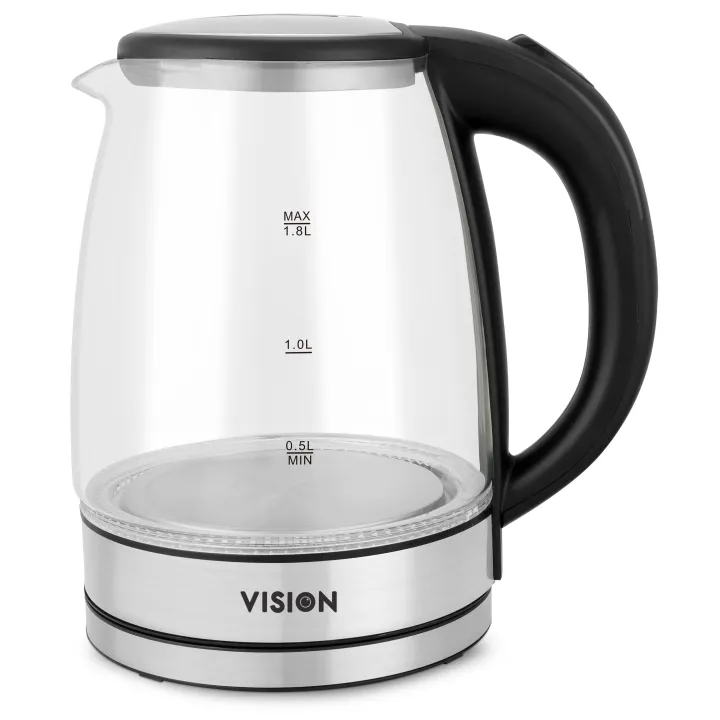 Vision 1.8 Liter E.Kettle VIS-EK-016 (Glass) with Free Delivery