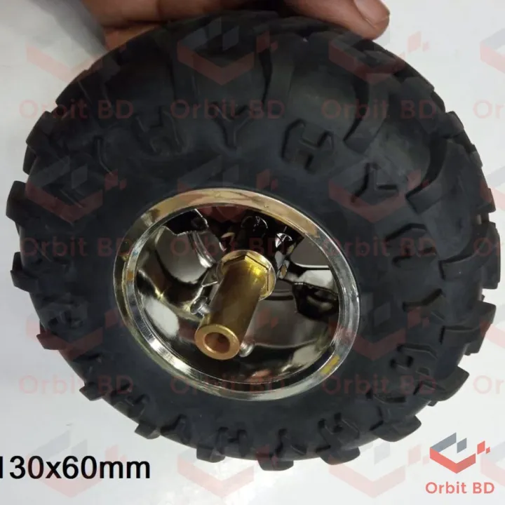 130mm%20Heavy%20Duty%20Robotics%20Wheels%20D130mm%20Plastic%20Smart%20Car%20Robotic%20Rubber%20Tier%20Wheel%20130x60mm%20With%20Brass%20Copper%206mm%2017mm%20Hex%20Shaft%20Coupling%20&%20Screws%20For%20Arduino%20UNO%20Smart%20Robot%20Car%20Wheel%20DIY%20-%20Image%204