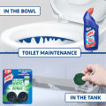 Harpic Flushmatic Citrus In Cistern Toilet Cleaner Blocks (50g X 2pcs) Automatic Cleaning with Every Flush. 