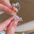 Pink Ring Fashion  Pink  Rings Y2K style ring for Women Girls. 