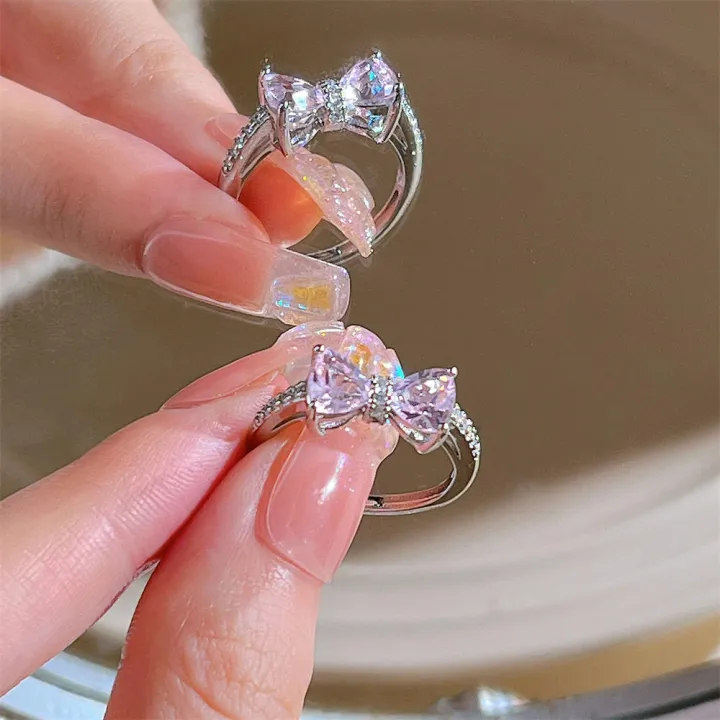 Pink%20Ring%20Fashion%20%20Pink%20%20Rings%20Y2K%20style%20ring%20for%20Women%20Girls%20-%20Image%205