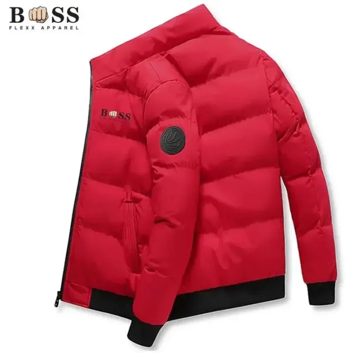 BSS%20FLEX%20APPAREL%20Printed%20Men's%20Jacket,%20Fashionable%20Casual%20Thickened%20Jacket,%20Standing%20Collar,%20Cold%20Resistant%20Cotton%20Jacket,%20-%20Image%203