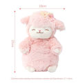 Lam Hold Tulip Sweet White Sheep Flower Soft Sugar Stuffed Hug Doll Plush Toy For Kid Girl Birthday Christmas Gift 1pc.