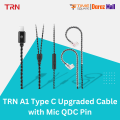 TRN A1 Type C Upgraded Earphones Cable with Mic. 