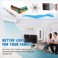 7Pcs Air Conditioner Fin Cleaner Set, Ac Fin Comb Condenser Fin Straightener Brush, Air Conditioner Repair Clean Tool Easy Install Easy to Use.