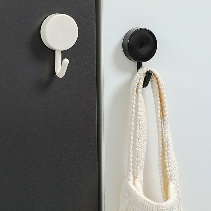 10pcs%20Mini%20Self%20Adhesive%20Wall%20Hooks%20Strong%20Bearing%20Bathroom%20Door%20Kitchen%20Household%20Towel%20Hanging%20Key%20Holder%20Plastic%20Hanger%20-%20Image%205