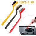 3 Pcs Multipurpose Bathroom Tile Floor Gap Cleaning Brush Window Groove Cleaning Brush Convenient Household Corner Cleaning Tools. 