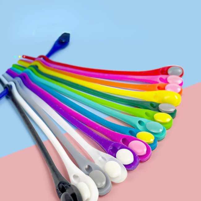 12pcs/lot Silicone Shoelaces No tie Elastic Shoe Laces Special Shoestrings for Kid/Adult Lacing Rubber Sneakers Shoe Lace
