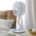 Folding Rechargeable Table Fan with LED Light Desktop Portable Mini Fan. 