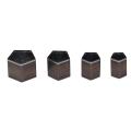 Leather Cutting Mold, Clean Cutting Leather Punching Dies Set 4Pcs Strong for Craft. 