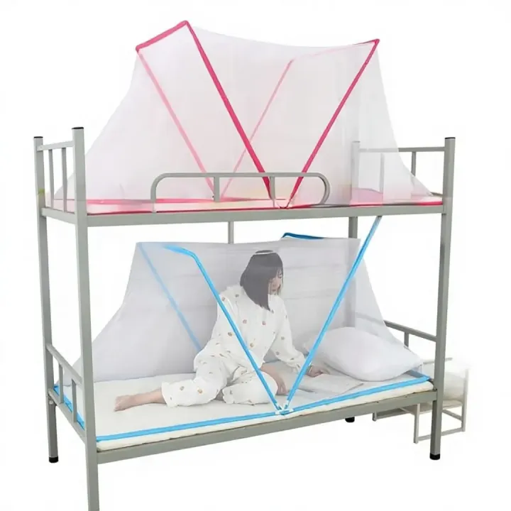 Single%20bed%203/6%20feet%20mosquito%20net%20folding%20mosari%20china%20made%20Blue%20color%20-%20Image%206