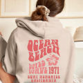 Ocean Beach Hoodie Aesthetic Hoodie Tumblr Sweatshirt CA Surf Tee Trendy Oversized Hoodie Coconut Hoodie Unisex Aesthetic Tops. 