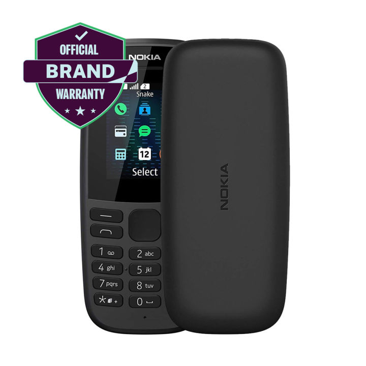 Nokia 105 (2019) Dual Sim Black Colour