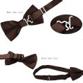 2PCS Fashion Father and Son Bowtie Boy Kids Bow Tie Butterfly Adjustable Wedding Kid and Men's Bowtie Bow Ties For Men WTZQZ.