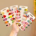 TrendyTrades 10Pcs Set Boxed Clips Korean Cute Cartoon Small Hair Clip Girl Broken Hair Small Grab Clip Baby Bangs Clip Hair Pin Hair Accessories Kids.