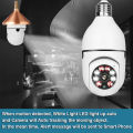 High-Quality PTZ Bulb System 360 Degree IP Camera - V380 HD WiFi Robotic Wireless Mini CC Camera IP Webcam. Advanced Security Camera for Comprehensive Surveillance. 