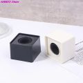 1Pc Microphone Flag Station Square Shaped Interview KTV Mic Station Cube Interview Box ABS Prop Stand News Reporter Injection. 