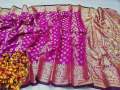 Soft silk katan Saree For Women Without Blouse Pieces. 