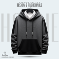 GoodMan Premium Quality Anthra Melange Color Full Sleeve Hoodie Jacket for Men.. 