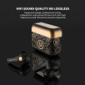 TS-100 Bluetooth 5.0 wireless bluetooth headset IOS open lid animation pop-up window noise reduction call HIFI sound Good effect and easy to use. 