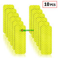 10 pcs x Rectangular Reflective Sticker Car Bumper Safety Reflective Stickers. 