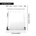 A4 Stainless Steel Patient Record Folders Clip Board for Doctor Nurse.