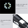 5X 3 In 1 USB Digital Microscope, Endoscopic Camera, Adjustable Magnification with PC Bracket, 1600X.