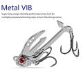 Metal VIB Fishing Lure 2-in-1 Fake Angling Baits Long Throwing Realistic 3D Eyes Fishing Baits For Catfish Bass Trout VIB Tackle Demoo. 