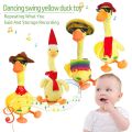 NEW Lovely Dancing Duck Talking Toy Sound Record Repeat Doll Kawaii Duck Kids Education Toys Home Party Decoration. 