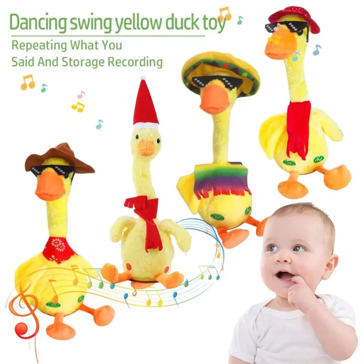 NEW%20Lovely%20Dancing%20Duck%20Talking%20Toy%20Sound%20Record%20Repeat%20Doll%20Kawaii%20Duck%20Kids%20Education%20Toys%20Home%20Party%20Decoration%20-%20Image%202