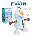 Disney Movie Anime Figure Frozen Olaf Action Figure Dance Doll Olaf Electric Toy With Music Kids Gifts Children's Xms Gift. 