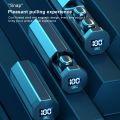 【FUPANG】8d HiFi Bluetooth 5.0 cvc8.0 noise stereo wireless TWS Bluetooth headset LED display headset dual headphones with case. 