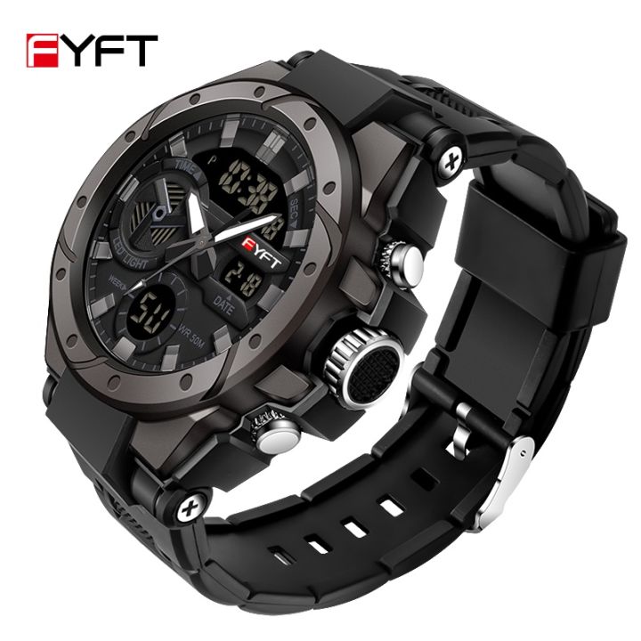 FYFT Sports Brand Fashion Luxury Waterproof Men Watch Time