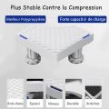 JAERBEE Washing Machine Stand, Washing Machine Dryer Fridge Pedestal, Adjustable Length,Load 300Kg Anti Vibration Anti Noise. 