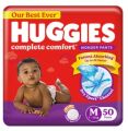 Huggies Complete Comfort Wonder Pants - Medium (M) Size Baby Diaper Pants - 50 pcs.
