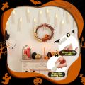 Halloween Floating Candles with Remote Control LED Flameless Candles Hanging Flameless Candlesticks LED Taper Candles.