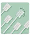 Baby oral cleaning cotton swab baby gauze deciduous teeth cleaning tongue coating cleaner children's cotton swab newborn toothbrush. 