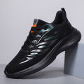 Men's Sports Shoes 20223 Autumn Lightweight Sneaker Adhesive Leather Surface Men's Running Shoes Trendy Contrast Color Men's Shoes.