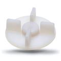 4 CM White Plastic Mixer Grinder Motor Coupler - 1pes.