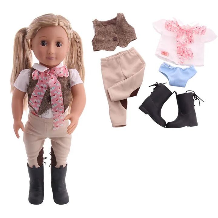 %E3%80%90The%20road%20to%20happiness%20Store%E3%80%9118%20Inch%20Our%20American%20Doll%20+%20Doll%20Clothes%20%20Shoes%20+%20Doll%20Accessories,Girl's%20Toys,Holiday%20Gift(No%20Box)%20-%20Image%204