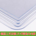 Wholesale pvc anti-scald coffee table dining table tablecloth round table tv cabinet oil-proof heat insulation waterproof soft glass transparent table mat.