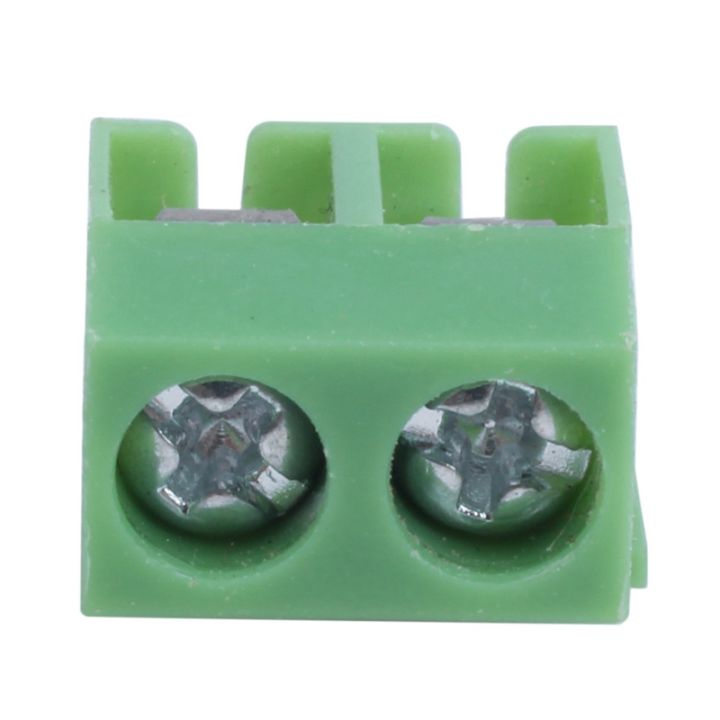 100%20Pieces%202%20Pin%205%20mm%20Pinch%20PCB%20Mount%20Screw%20Terminal%20Block%20Connector%20300V%2010A%20(Green)%20-%20Image%209