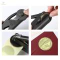 Embosser Stamp Blank Hand Pliers Stamp for Invitation Name Card Crafts.