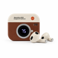 Q86 TWS Wireless Bluetooth Earbuds HiFi Stereo Sound Sport Headset Retro Camera Design Earphones foriPhone.