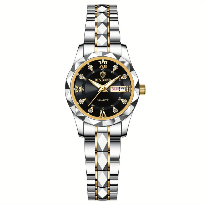 BINBOND%20Luxury%20Rhinestone%20Quartz%20Watch%20Night%20Glow%20Fashion%20Calendar%20Analog%20Business%20Leisure%20Wrist%20Watch%20-%20Image%203