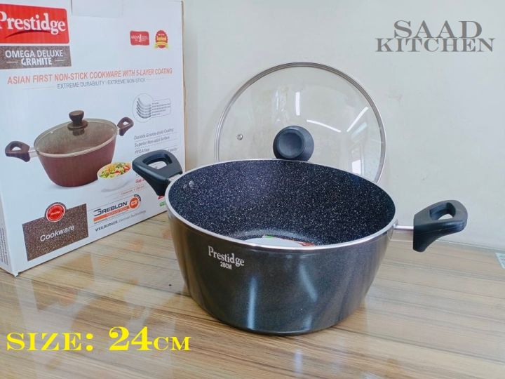 Prestidge%2024Cm%20Marble%20Coating%20Deluxe%20Non%20Stick%20Casserole.%20Casserole%20With%20Lid%20And%20Induction%20Bottom.%20C:P360.%20-%20Image%202