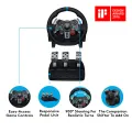 Logitech G29 Driving Force Racing Wheel and Floor Pedals, Real Force Feedback, Stainless Steel Paddle Shifters, Leather Steering Wheel Cover for PS5, PS4, PC, Mac.