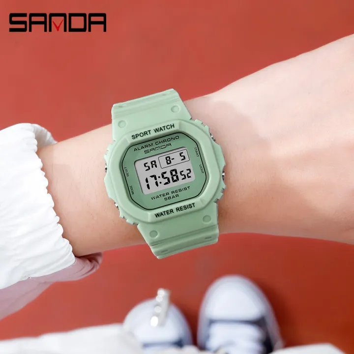 SANDA%20Women%20Digital%20Watch%20Multifunction%20Wrist%20Watch%20Rectangle%20Women%20Watches%20Alarm%20Clock%20Sport%20Waterproof%20Watches%20reloj%20mujer%20293%20-%20Image%205