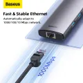 Baseus USB Type C HUB USB C to HDMI-compatible RJ45 SD Reader PD 100W Charger USB 3.0 HUB For MacBook Pro Dock Station Splitter. 